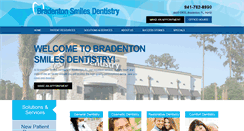Desktop Screenshot of bradentonsmilesdentistry.com